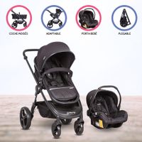 Coche Para Bebé Travel System «VIBE» BLACK