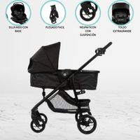 Coche Travel  System  «GROW  AND  GO»  NIGHT  SKY  LIME