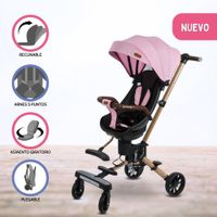 Coche de Paseo Giratorio para Bebés «URBAN WALK» Pink
