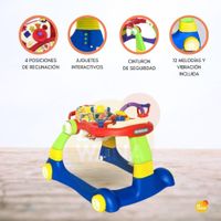 Andador Caminador 3 en 1 «WALKER PRO» Red