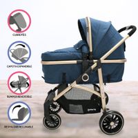 Coche Deportivo Moisés EBABY «CARRI DELUXE» Blue