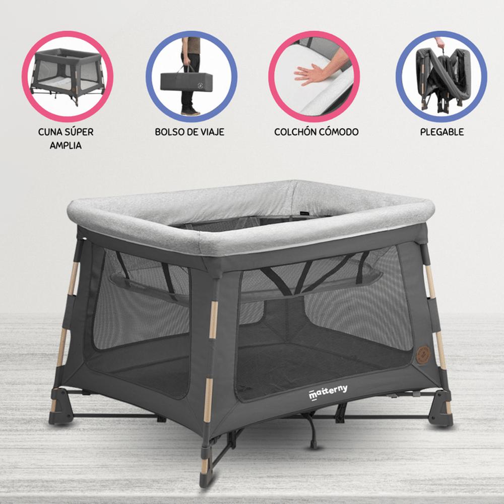 Cuna Corral para Bebés «PLAYARD SWIFT BEYOND» Gray