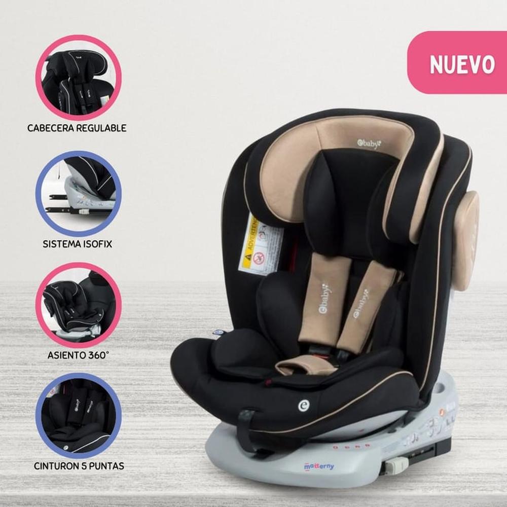 Silla de Auto para Bebés «RONA» Beige