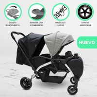 Coche Mellicero para Niños «KRIPTO DUAL» BlackGray