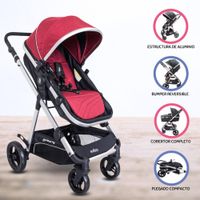 Coche Deportivo Moisés Para Bebés ¨POLOC¨ Red