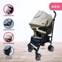 Coche Deportivo Moisés para Bebé »EVO» Beige