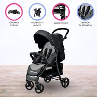 Coche de Paseo con Accesorios «CITY V2» Gris Melange