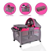 Cuna Corral Pack And Play para Bebés «LAUREN» Pink