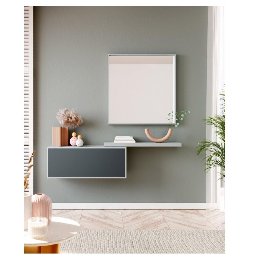 Consola Flotante Rusian 1 puerta color Agave/Verde TU MESITA