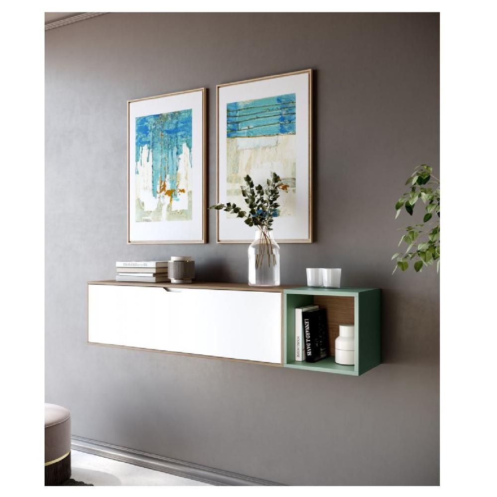 Recibidor Flotante Arlequi Multicolor 1 puerta TU MESITA