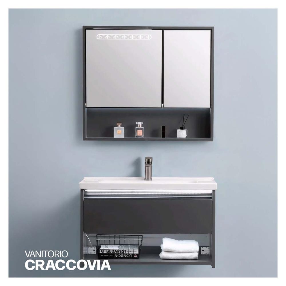 Vanitorio Minimalista Craccovia Plomo - Stone