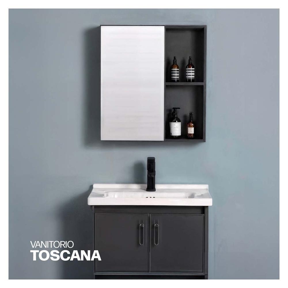 Vanitorio Minimalista Toscana Plomo - Stone