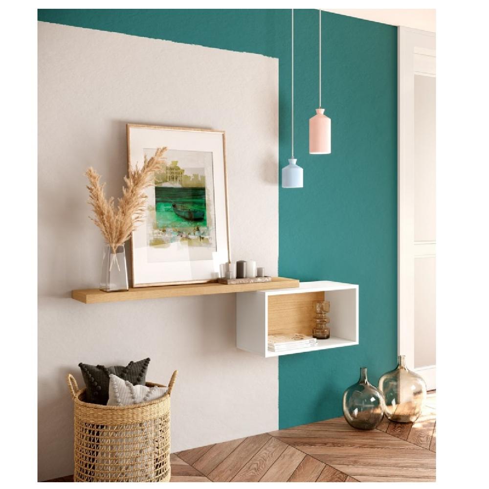 Recibidor Clásico Flotante Gaspar color Blanco/Duna TU MESITA