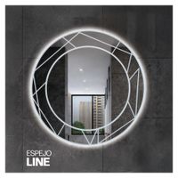 Espejo Led Tactil Line - Stone