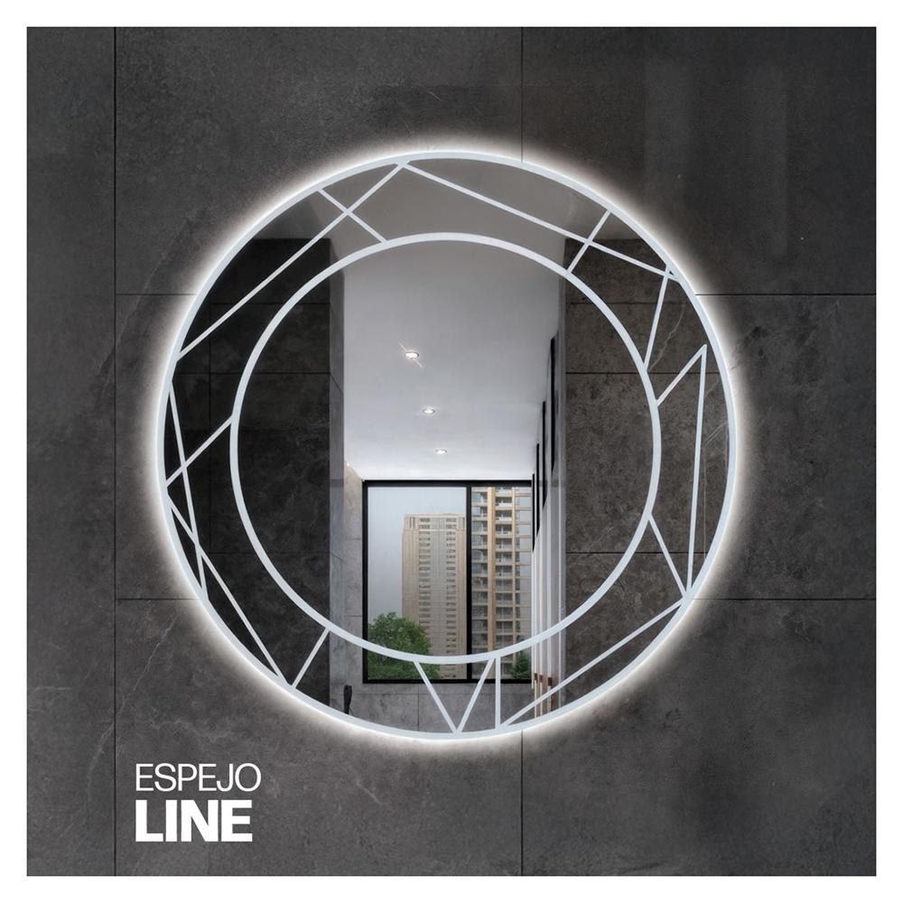 Espejo Led Tactil Line - Stone