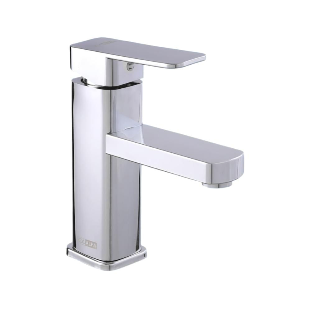 Llave Lavatorio Mezcladora Monocomando Cromado ALF-2027 Alfa