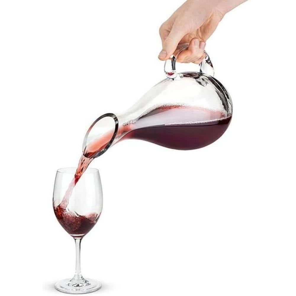 Decantador de Vino mas Copas, Jarra de Decan para Vino 1L Decantador de Vino mas Copas, Jarra de Decan para Vino 1L