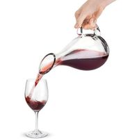 Decantador de Vino mas Copas, Jarra de Decan para Vino 1L
