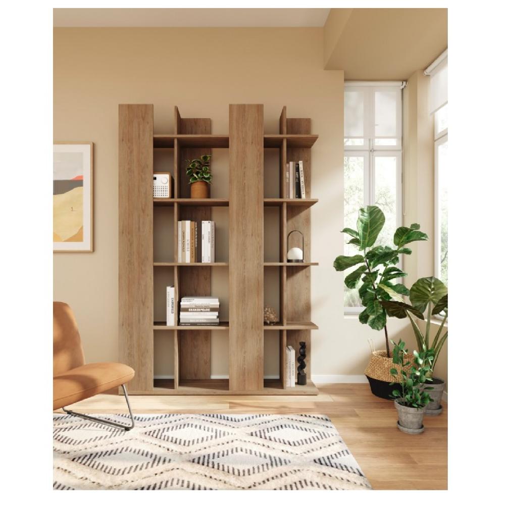 Estante Moderno y Funcional Hansel color Marrón TU MESITA