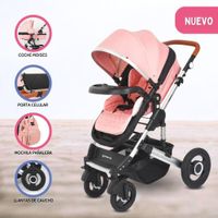 Coche Cuna Moises «ENZO II» Pink