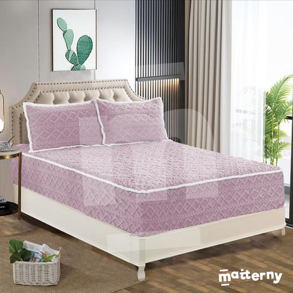 Protector De Colchón Impermeable Suave + 2 Fundas De Almohada KING