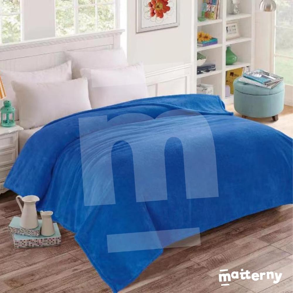 Manta Antialérgica Peluche CASATEX 2 PLAZAS Azul