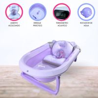 Bañera Plegable Con Termómetro «Aquatic» Purple