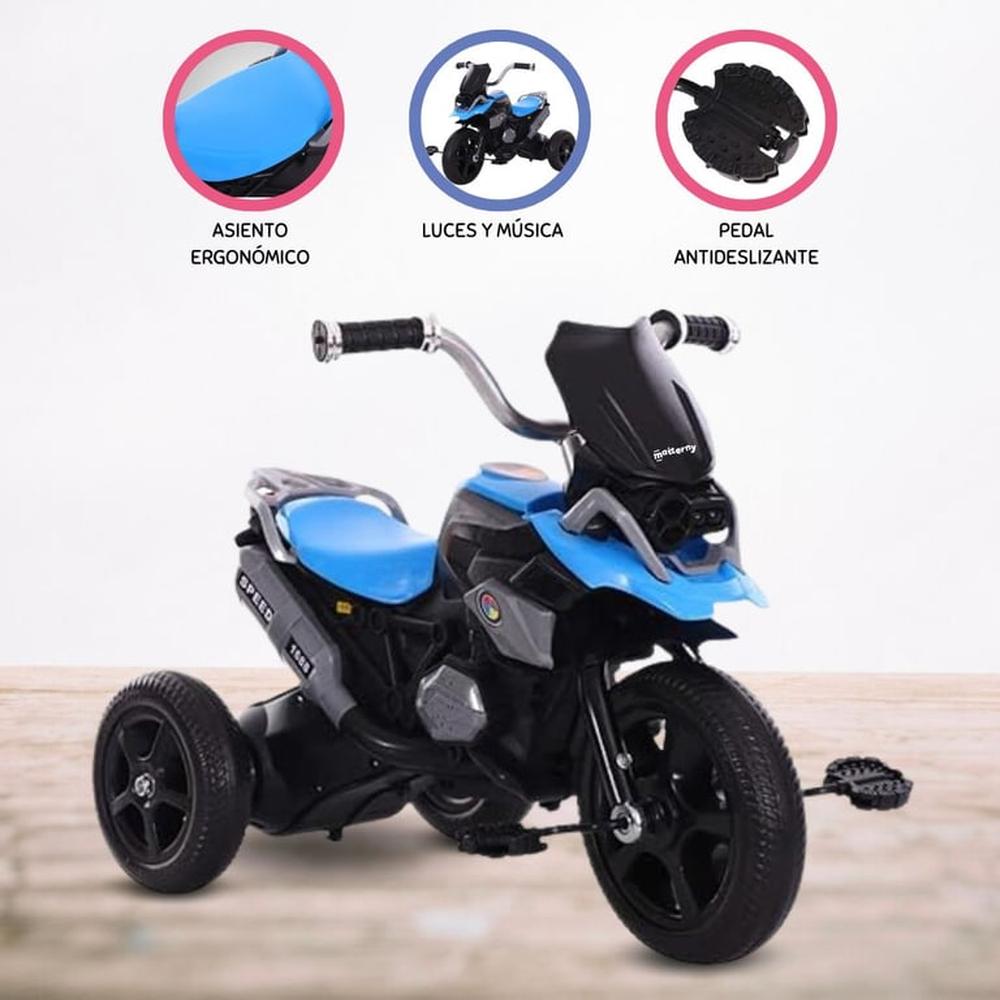 Moto a Pedal para Niños «DERBI» light blue