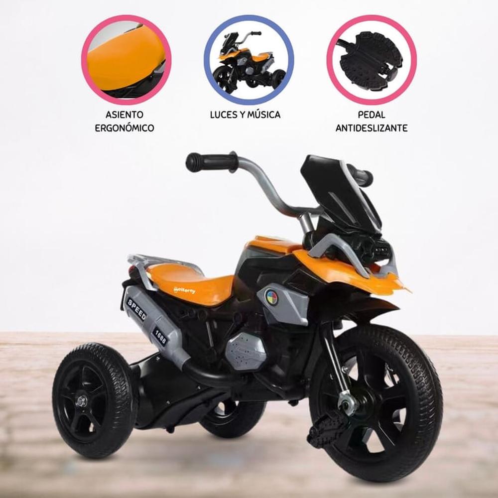 Moto a Pedal para Niños «DERBI» Orange