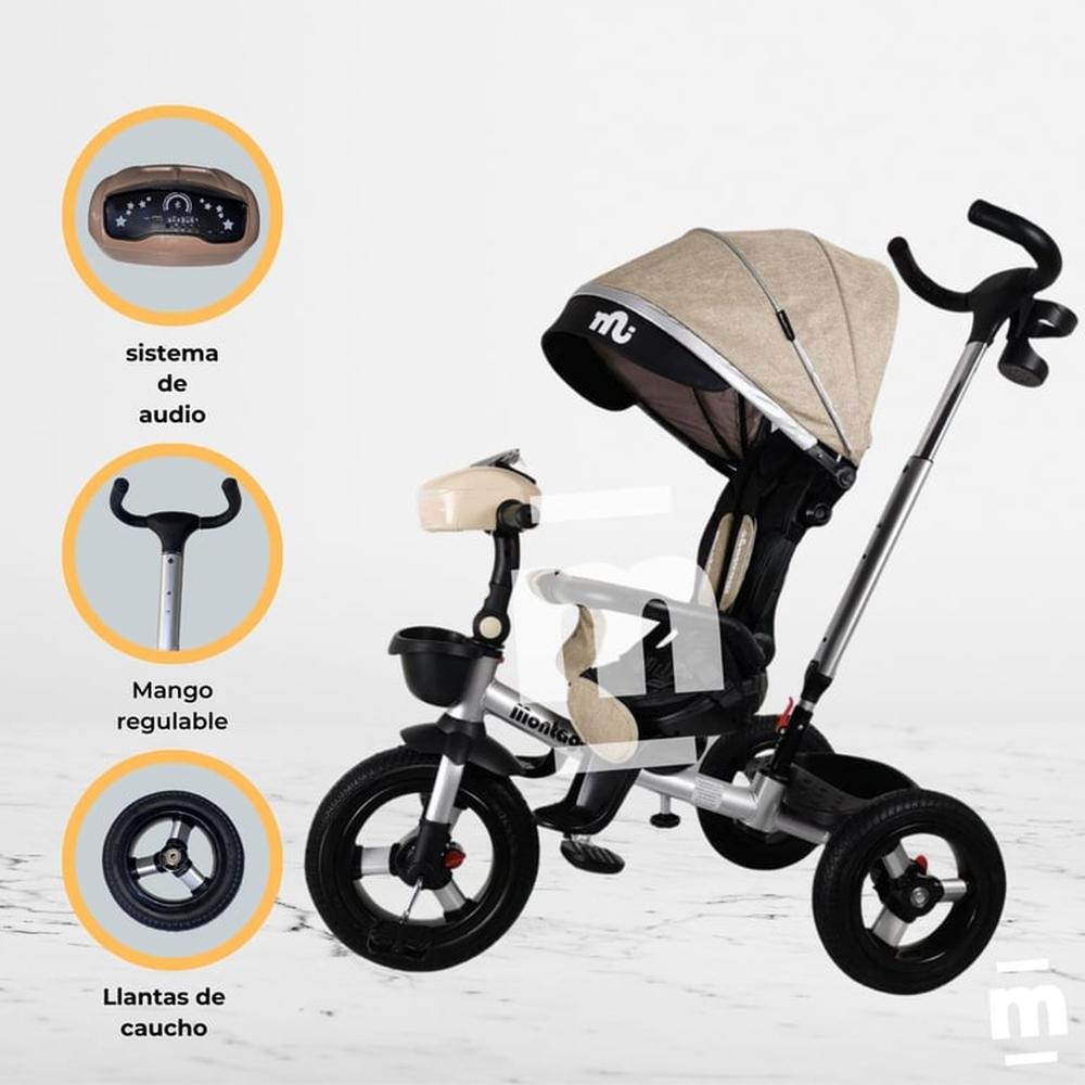 Triciclo Guiador BELEONY Beige