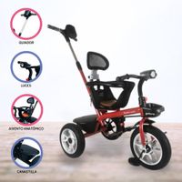 Triciclo Guiador DOUX BEBÉ «RUOTA» RED