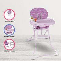 Silla De Comer Ebaby »Badala» Pink