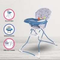 Silla De Comer Ebaby »Badala» Blue