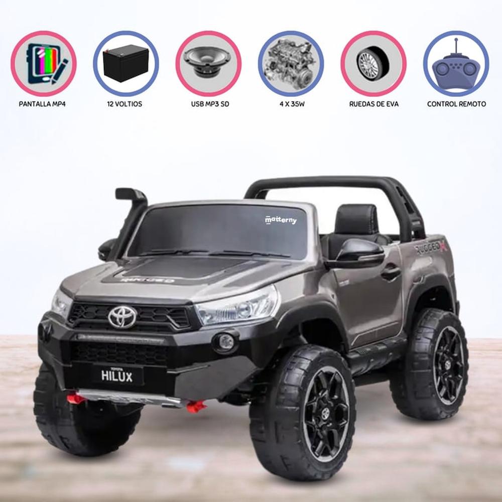 Carro a Batería 4 x 4 HILUX GRAY