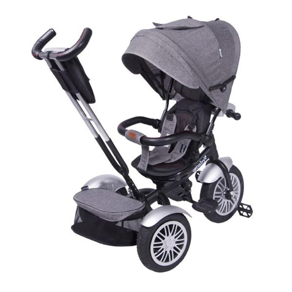 Triciclo Guiador Reversible para Niño «ZOE» Gray