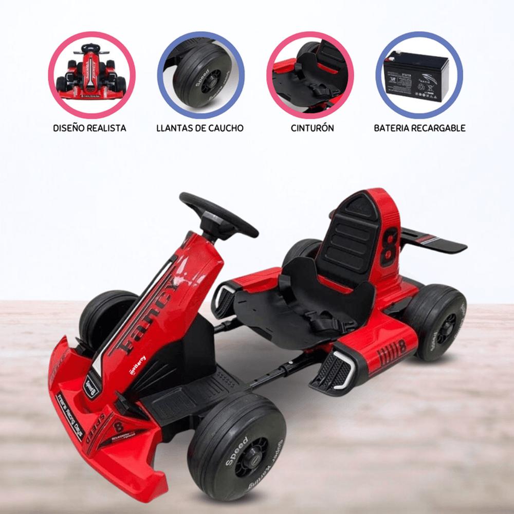 Carro a Batería FANCY «SPEED 8» LICENCED RED