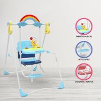 Silla Columpio Para Niños «RAINBOW» Ligth Blue