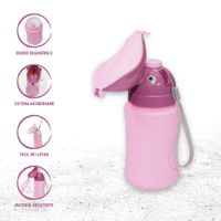 Bacín Portátil Para Bebe Niño Infanti «POTTY TO GO» Rosado