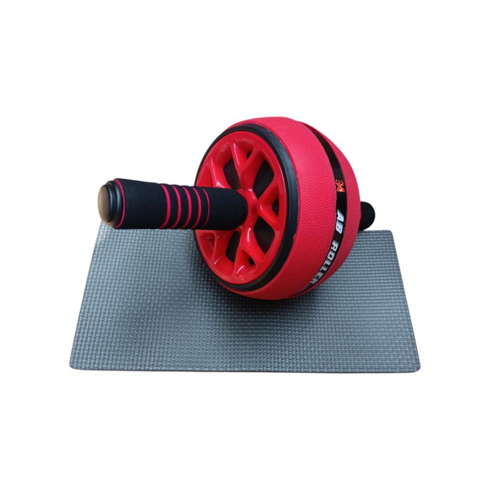 Rueda Abdominales Abs Wheel Antideslizante No Ruidos Rojo