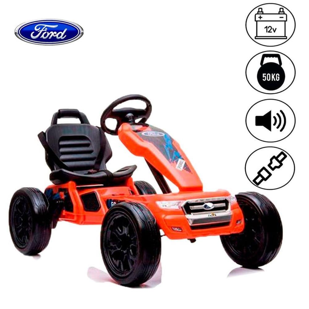 Carro A Batería Ford «Go-Kart» Licenciado Red