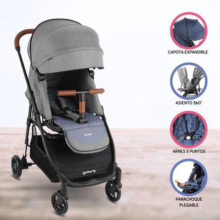 Coche Cuna de Paseo INFANTI «ZURI 360» GREY