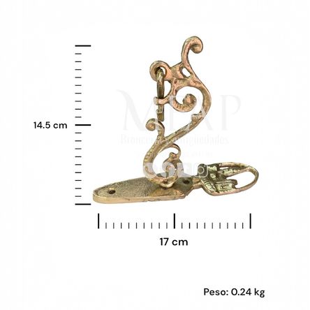 Colgador Mediano en Bronce Fundido 14.5 cm CMBF14