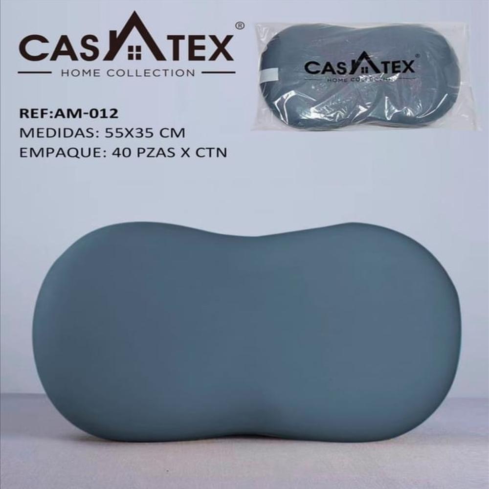 Almohada Viscoelástica Infantil  55cm x 35cm GRIS.