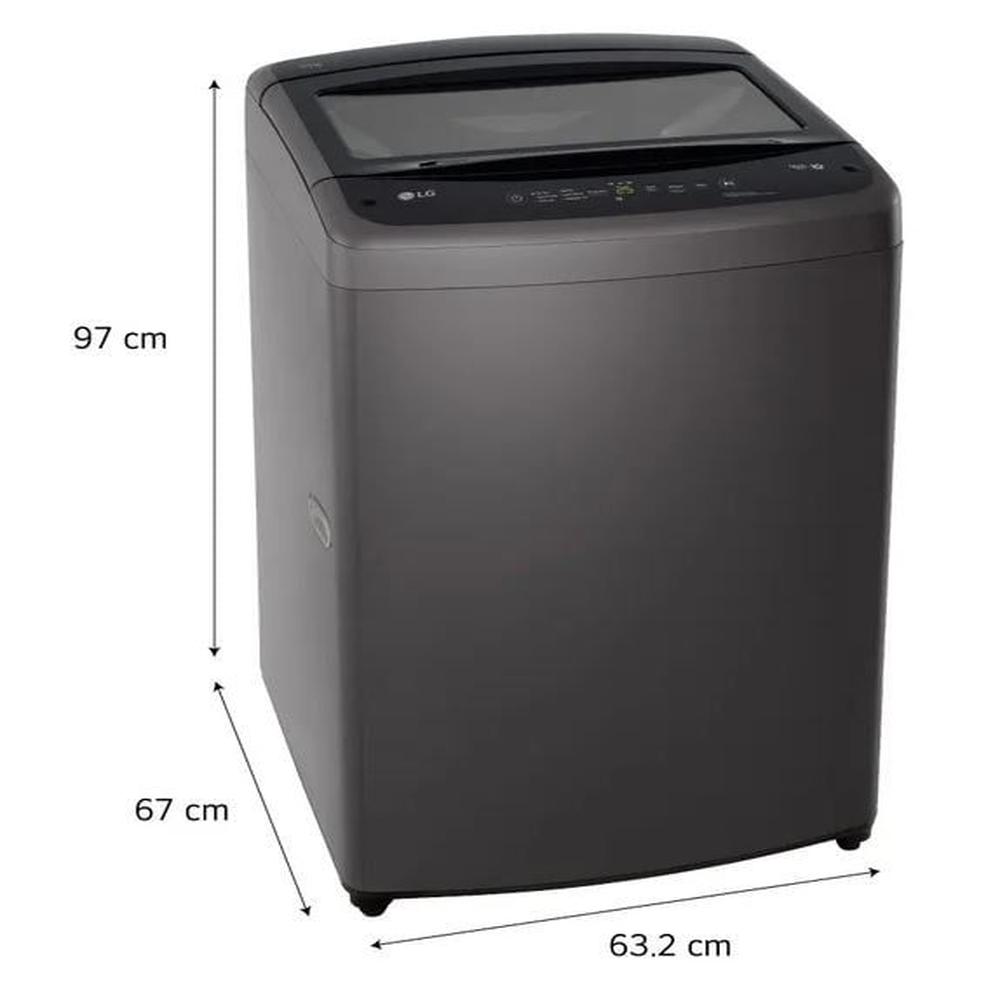 Lavadora 19kg carga superior con TurboDru Negro Lavadora 19kg carga superior con TurboDru Negro