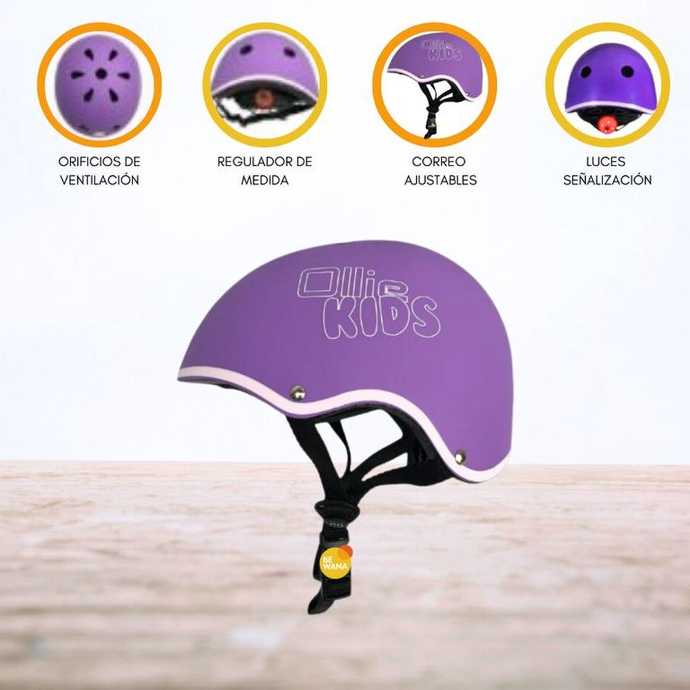 Casco Protector Para Niño »S OLLIE KIDS» Purple