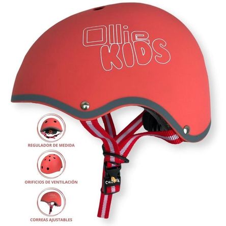 Casco Protector Regulable Para Niño »XS OLLIE KIDS» RED Casco Protector Regulable Para Niño »XS OLLIE KIDS» RED
