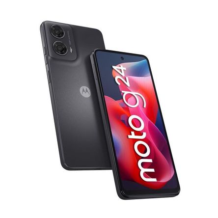 Celular 4G Motorola G24 66 4GB 256GB 50MP Gris Acero