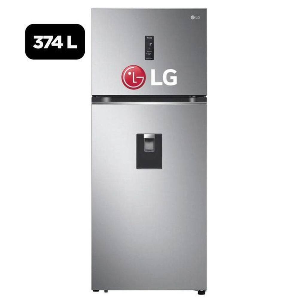 Refrigeradora LG 374L GT37SGP Plateada