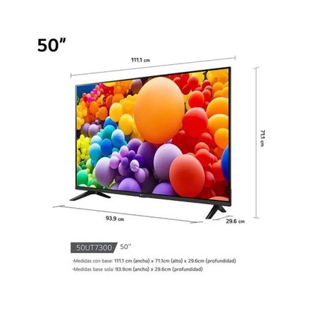 Televisor Smart Tv Lg 50 50Ut7300Psa Led Uhd 4K Thinq Ai 50Ut7300 + Control Magic