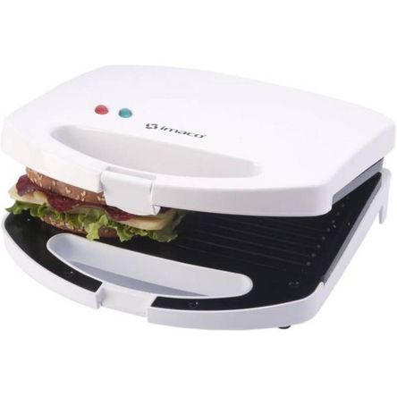 Sandwichera grill imaco isg101 750w - blanco